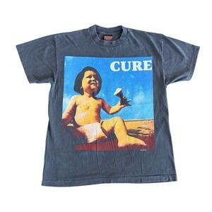 Vintage The Cure Galore 1997 Band T-Shirt Black Size Large 90s rock REPRINT